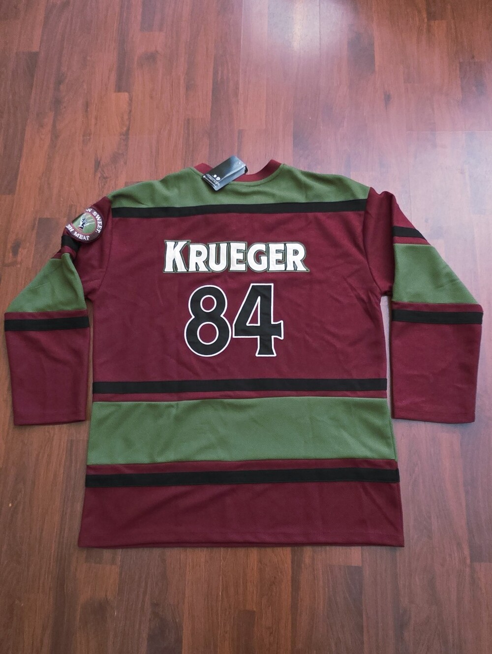 Nightmare On Elm Street Freddy Kreuger Hockey Jersey Sz L